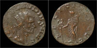 Roman antoninianus Claudius II Gothicus billon antoninianus Felicitas standing left