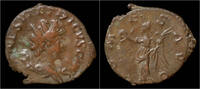 Roman antoninianus Tetricus II billon antoninianus Victory standing left
