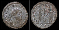 Roman antoninianus Maximian silvered antoninianus Jupiter presents Victory
