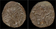 Roman antoninianus Tetricus I billon antoninianus Salus standing left