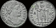 Roman centenionalis Vetranio AE centenionalis emperor standing facing -