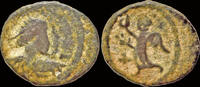 Roman AE nummus Leo I AE nummus Victory standing left -