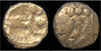 Celtic quarter stater Celtic Remi electrum quarter stater aux segments de circles -