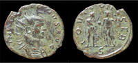 Roman antoninianus Aurelian billon antoninianus Aurelian standing left. -