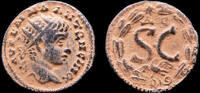AE20 218-222AD Syria Syria Antioch ad Orontem Elagabalus AE20 Large S C VF+