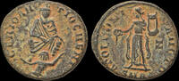 Roman follis Anonymous Pagan civic coinage under Maximinus II Daza AE follis -