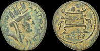 Syria AE21 Syria Seleucis and Pieria Pseudo-autonomous Antioch Time of Vespasian AE21 -