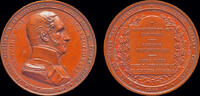 Belgium medaille Belgium Jouvenel Adolphe-Christian copper medaille bust of Leopold I to right -