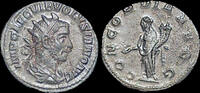 Roman antoninianus Volusian AR antoninianus Concordia standing left -