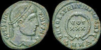 Roman AE3 follis Constantine I AE follis laurel wreath -