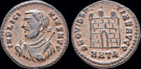 Roman AE3 Licinius I AE3 campgate -