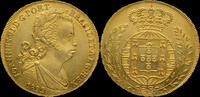 Portugal D.João VI gold 3200 réis 1822 EF