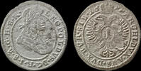 Austria 1 kreuzer Austria Holy Roman Empire Habsburg Leopold I AR kreuzer 1699 -
