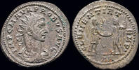 Roman antoninianus Probus billon antoninianus emperor receiving globe from Jupiter -