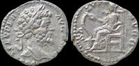 Roman AR denarius Septimius Severus AR denarius Salus seated left -