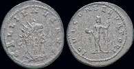 Roman antoninianus Gallienus billon antoninianus Jupiter standing left -