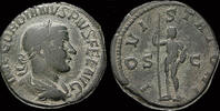Roman sestertius Gordian III AE sestertius Jupiter standing left -