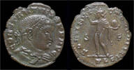 Roman follis Constantine I AE follis Sol standing left -