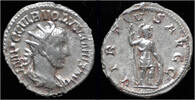 Roman antoninianus Volusian AR antoninianus Virtus standing right -