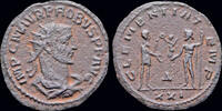 Roman antoninianus Probus AE antoninianus emperor standing right -