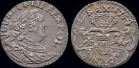 Poland schilling Poland Gubin Friedrich August III the Strong copper schilling 1754 -