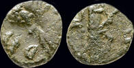 Roman AE nummus Leo I AE nummus Verina standing facing -