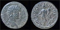 Pisidia AE22 Pisidia Caracalla AE22 Tyche standing left -