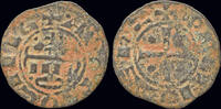 Crusader AE denier Crusader Principality of Antioch Raymond of Poitiers AE denier -