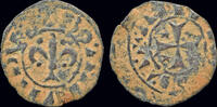 Crusader AE pougeoise Crusader Principality of Antioch Bohémond IV-V AE pougeoise -
