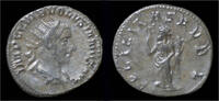 Roman antoninianus Volusian AR antoninianus Felecitas standing left -