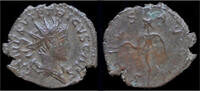 Roman antoninianus Tetricus II billon antoninianus Spes advancing left -