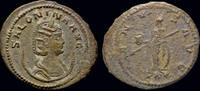 Roman antoninianus Salonina AE antoninianus Venus standing left -