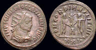 Roman antoninianus Diocletian billon antoninianus emperor standing right -