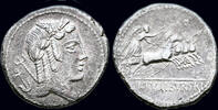 Roman denarius Roman republic L.Julius Bursio AR denarius -