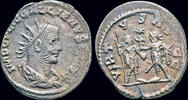 Roman antoninianus Gallienus AR antoninianus Valerian and Gallienus facing each other -