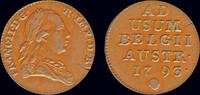 Austrian Netherlands liard Austrian Netherlands Brabant Frans II liard 1793 -