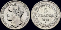 Belgium 5 frank Belgium Leopold I 5 frank 1832- pos B -