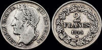Belgium 2 frank Belgium Leopold I 2 frank 1844-pos B & /// -