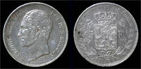Belgium 5 frank Belgium Leopold I 5 frank 1849 -