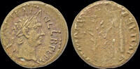 Seleucis and Pieria AE semis Syria Seleucis and Pieria Antioch Trajan AE semis winged caduceus -