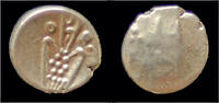 India fanam India Southern India Kali gold fanam Kamataka mint -
