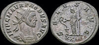 Roman antoninianus Probus silvered antoninianus Salus standing left -