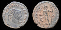 Roman follis Licinius I follis Jupiter standing facing. -
