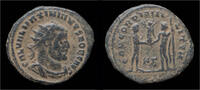 Roman antoninianus Maximian AE antoninianus Prince standing right. -