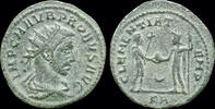 Roman antoninianus Probus AE antoninianus emperor receiving globe from Jupiter -
