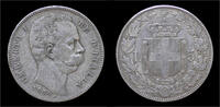 Italy 5 lire Italy Umberto I 5 lire 1879R -