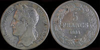 Belgium 5 frank Belgium Leopold I 5 frank 1834 pos A -