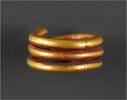 ca 1000 BC Western Europa Bronze Age gold hair ring. EF