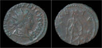 Roman antoninianus Tetricus II billon antoninianus Spes advancing left -