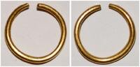 Celtic gold ring money Celtic British Isles gold ring money